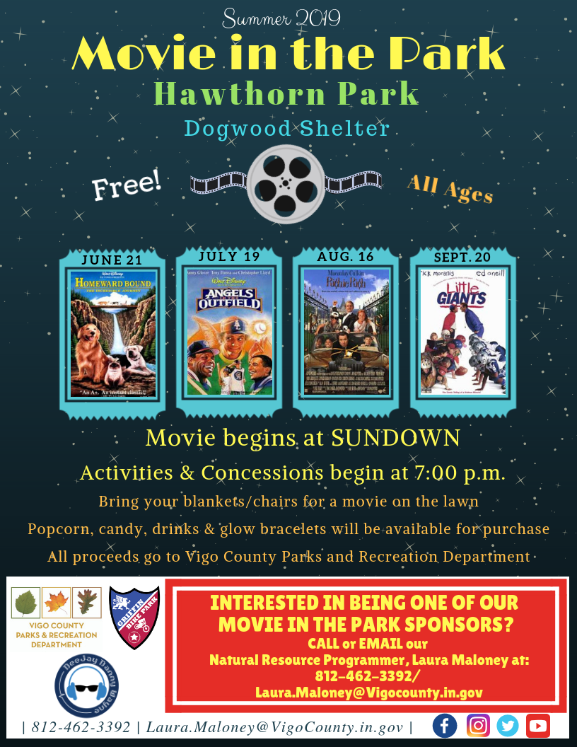 Movie in the Park 2019 Sponsorship Request